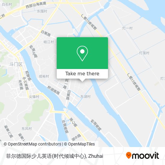 菲尔德国际少儿英语(时代倾城中心) map