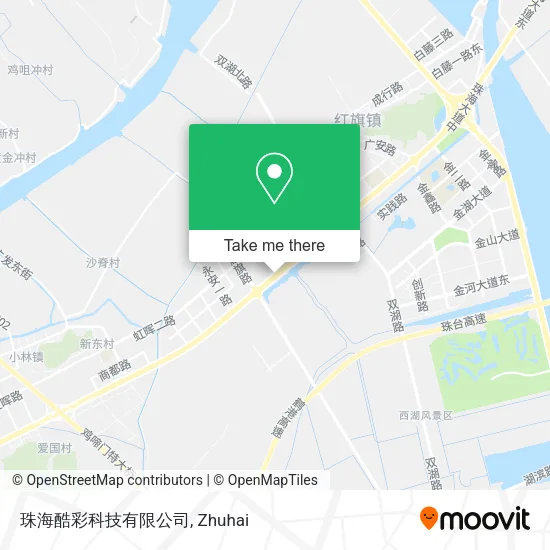 珠海酷彩科技有限公司 map