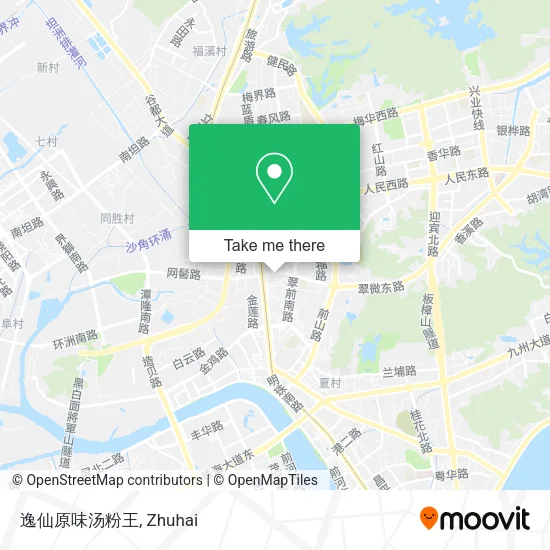逸仙原味汤粉王 map