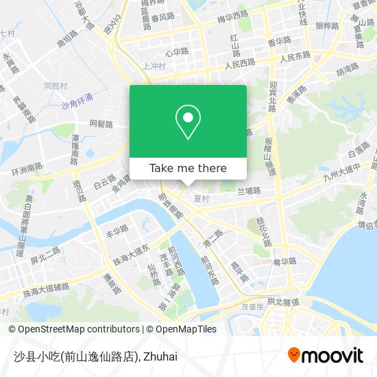 沙县小吃(前山逸仙路店) map