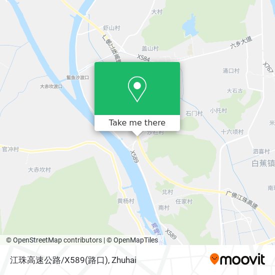 江珠高速公路/X589(路口) map