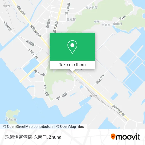 珠海港富酒店-东南门 map