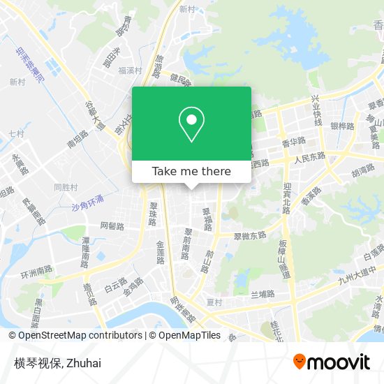 横琴视保 map