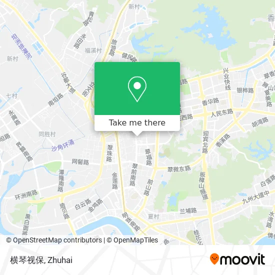 横琴视保 map