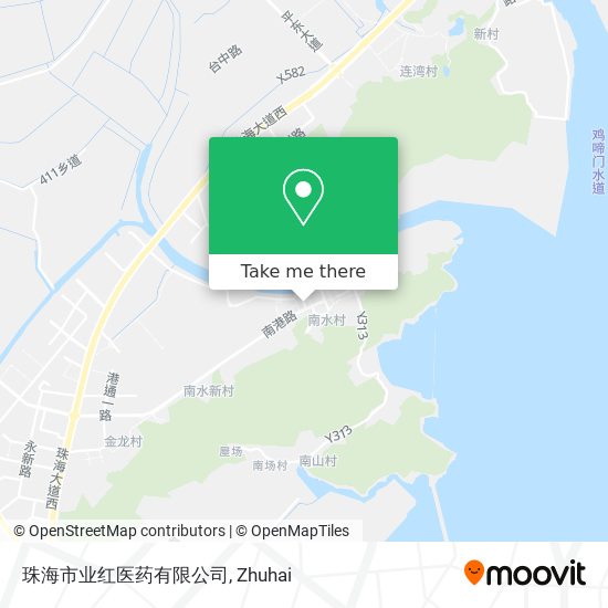 珠海市业红医药有限公司 map