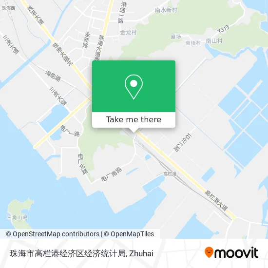 珠海市高栏港经济区经济统计局 map
