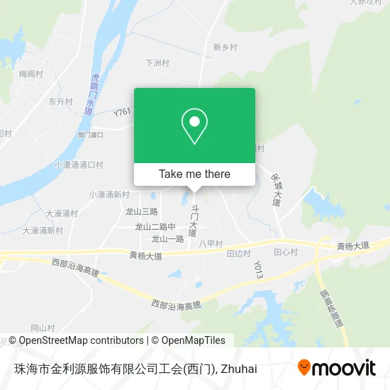 珠海市金利源服饰有限公司工会(西门) map