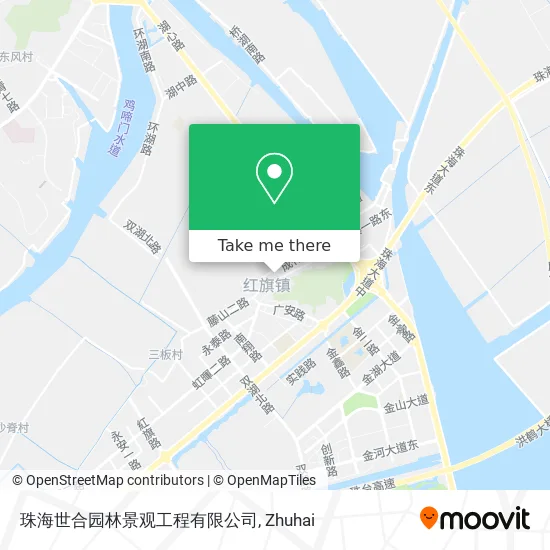 珠海世合园林景观工程有限公司 map
