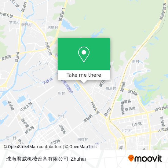 珠海君威机械设备有限公司 map