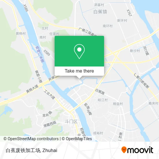 白蕉废铁加工场 map