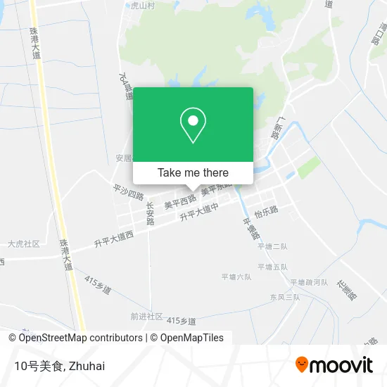 10号美食 map