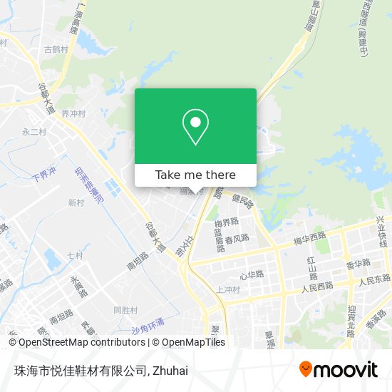珠海市悦佳鞋材有限公司 map