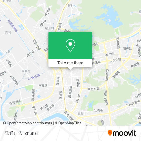 迅通广告 map