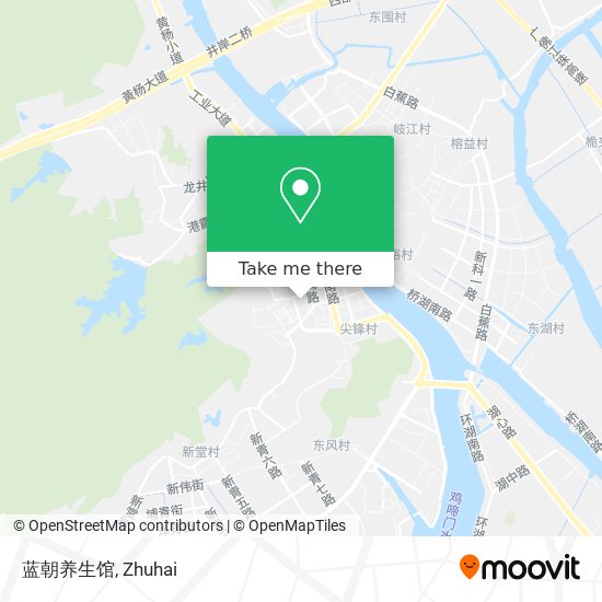 蓝朝养生馆 map