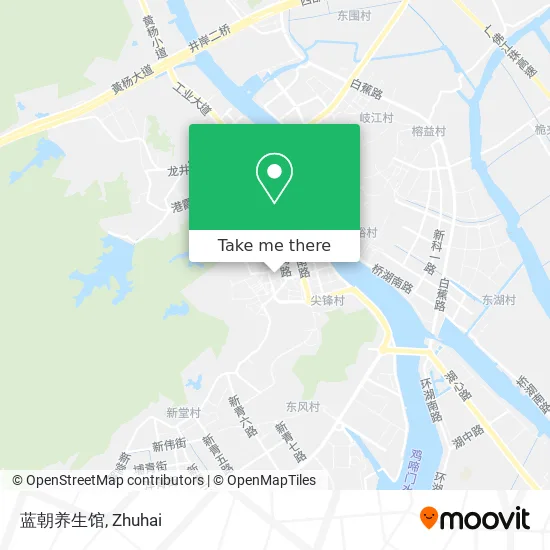 蓝朝养生馆 map