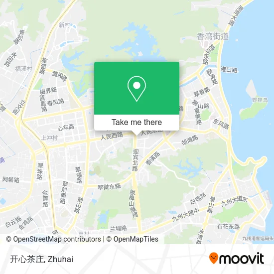 开心茶庄 map