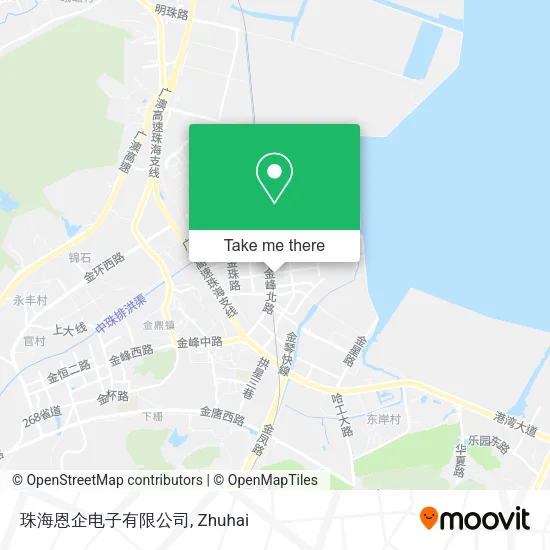 珠海恩企电子有限公司 map
