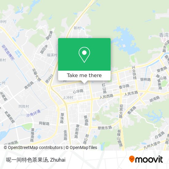 呢一间特色茶果汤 map