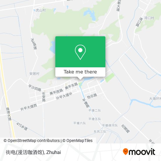 街电(漫活咖酒馆) map