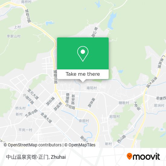 中山温泉宾馆-正门 map