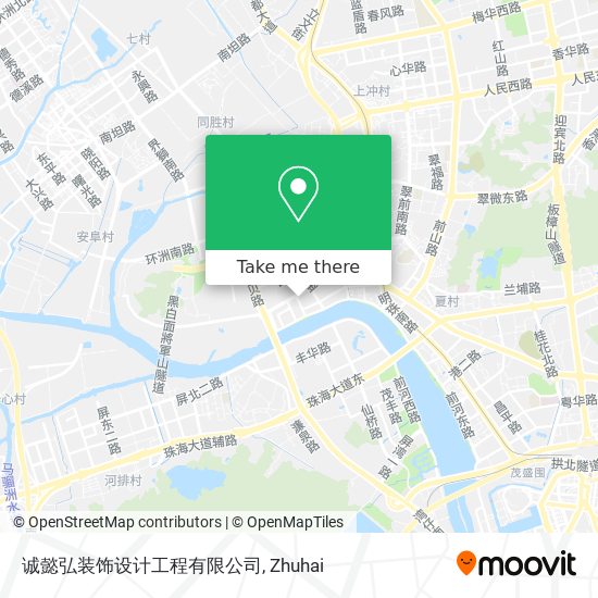 诚懿弘装饰设计工程有限公司 map