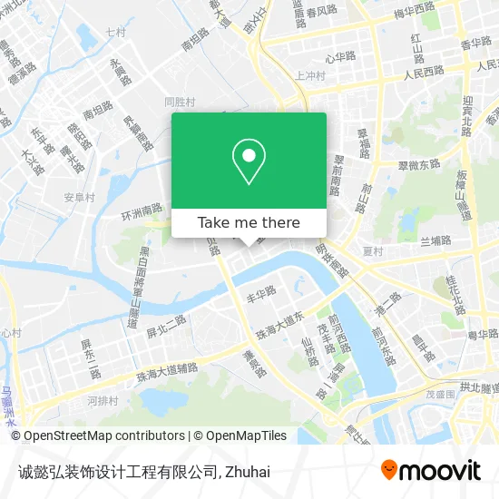 诚懿弘装饰设计工程有限公司 map