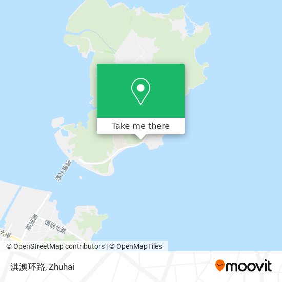 淇澳环路 map