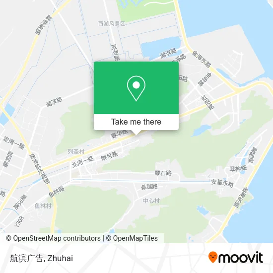 航滨广告 map