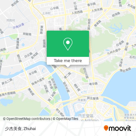 少杰美食 map