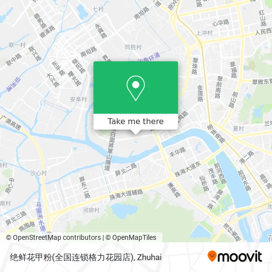 绝鲜花甲粉(全国连锁格力花园店) map