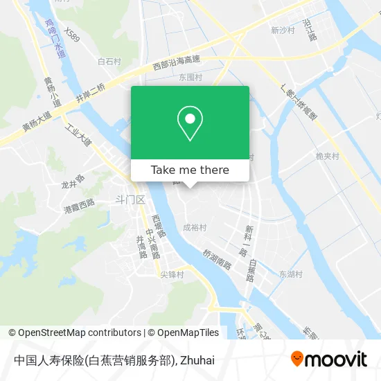 中国人寿保险(白蕉营销服务部) map