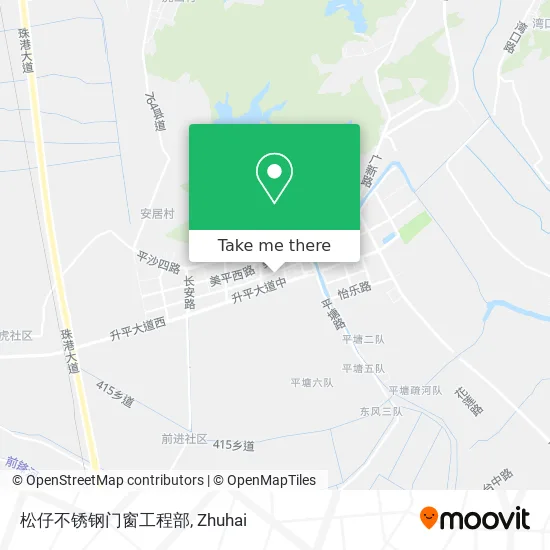松仔不锈钢门窗工程部 map