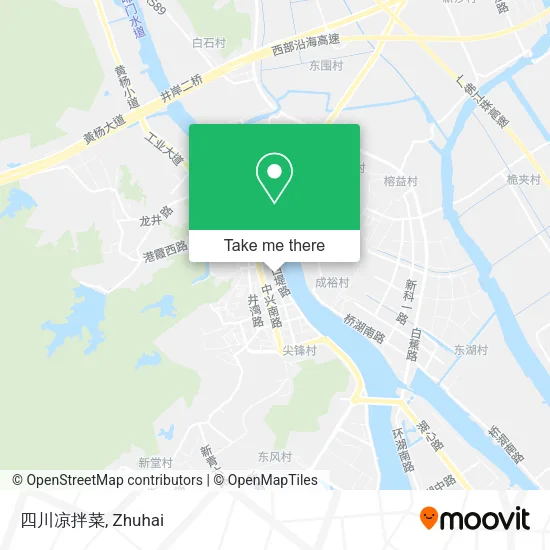 四川凉拌菜 map