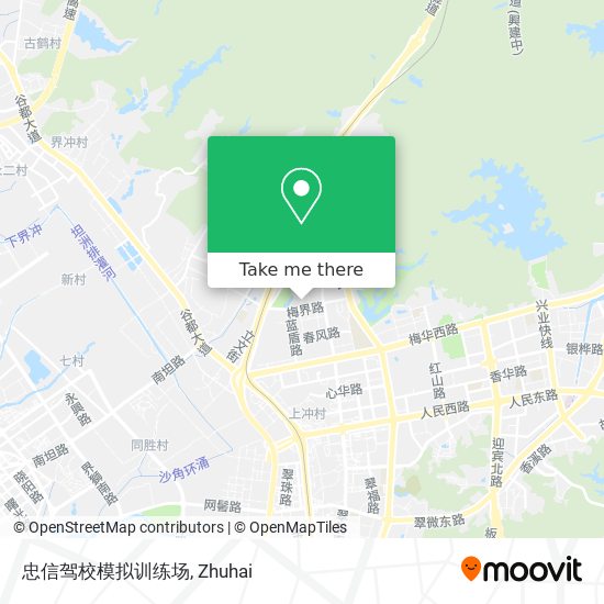 忠信驾校模拟训练场 map