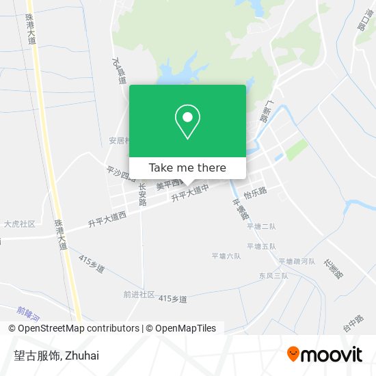 望古服饰 map
