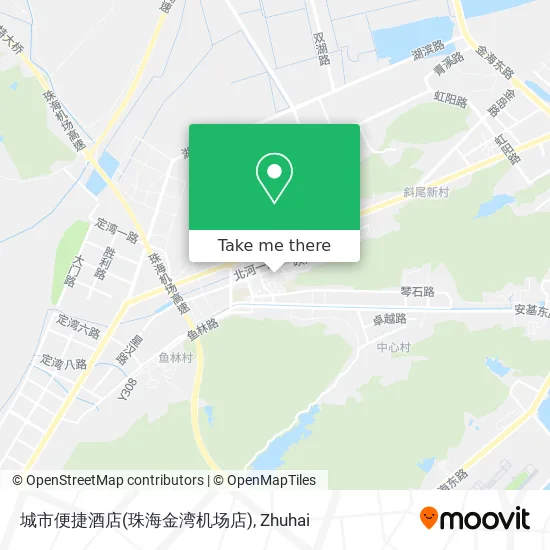 城市便捷酒店(珠海金湾机场店) map