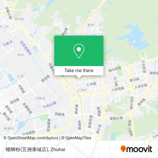 螺蛳粉(五洲康城店) map