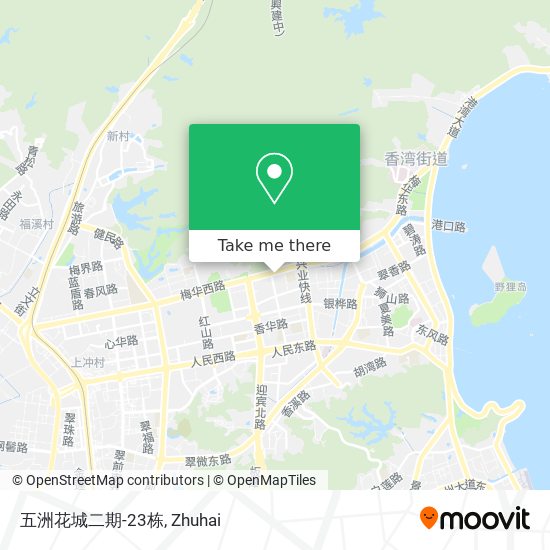 五洲花城二期-23栋 map