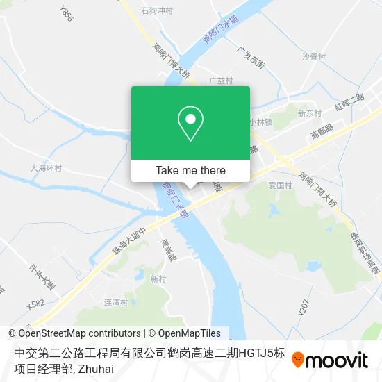 中交第二公路工程局有限公司鹤岗高速二期HGTJ5标项目经理部 map