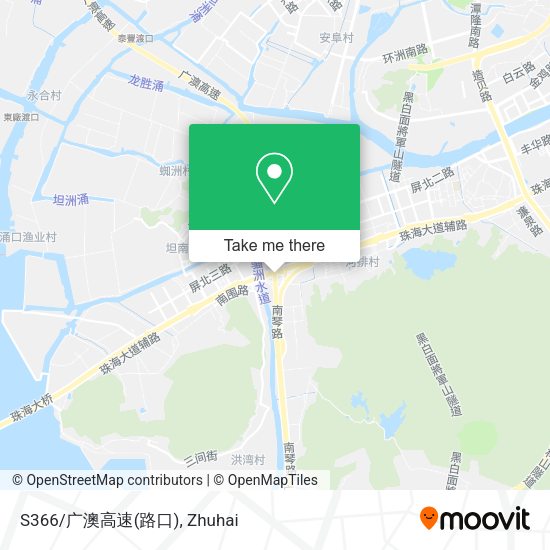 S366/广澳高速(路口) map