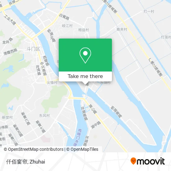 仟佰窗帘 map
