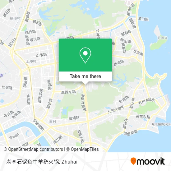 老李石锅鱼中羊鹅火锅 map
