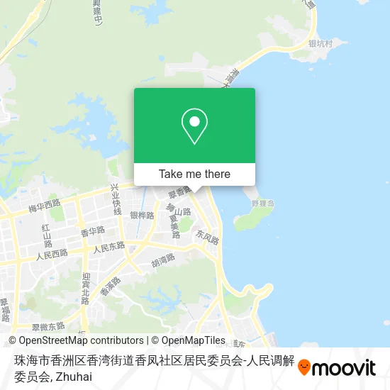 珠海市香洲区香湾街道香凤社区居民委员会-人民调解委员会 map