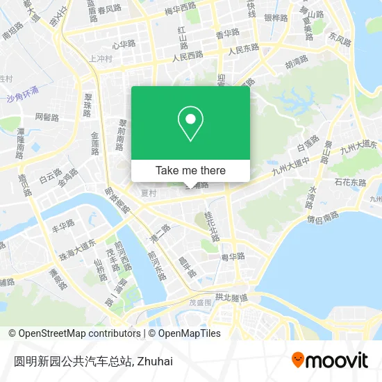 圆明新园公共汽车总站 map