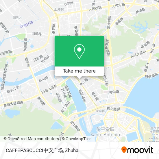 CAFFEPASCUCCI中安广场 map