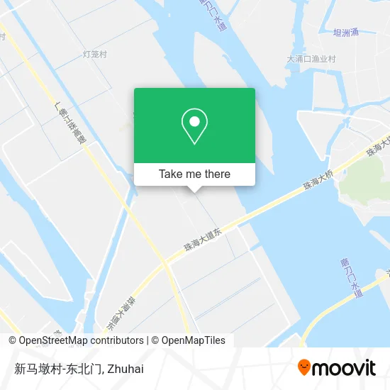 新马墩村-东北门 map