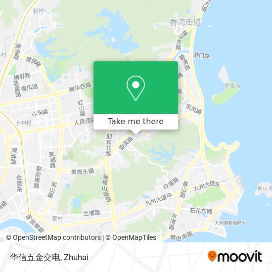 华信五金交电 map