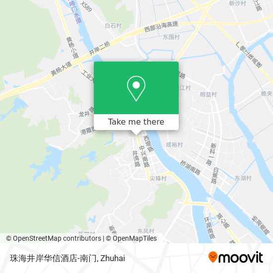 珠海井岸华信酒店-南门 map