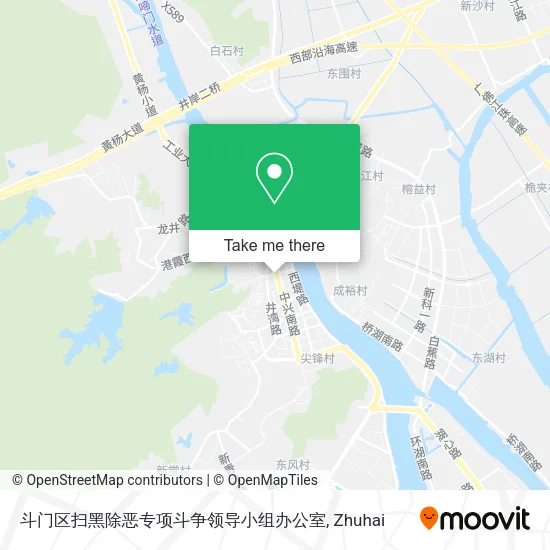 斗门区扫黑除恶专项斗争领导小组办公室 map