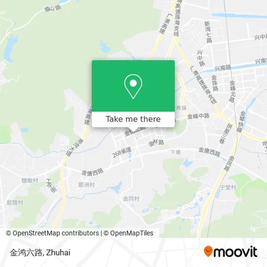 金鸿六路 map